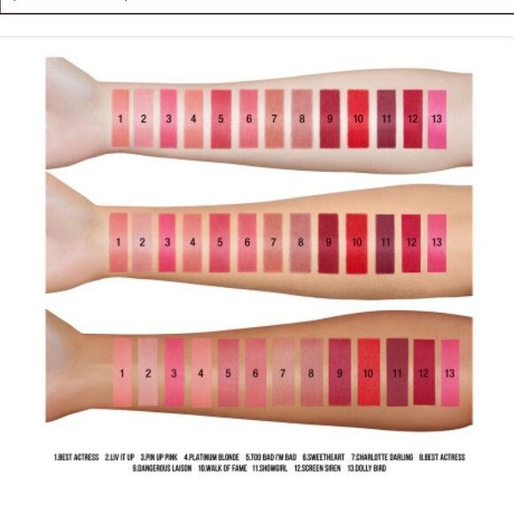 Charlotte Tilbury Hollywood Lips in Rising Star warm pink matte BNIB - Picture 6 of 7